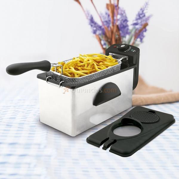 Freidora profesional 34-BN3304 2L 2000W con ventana inox