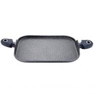 Plancha grill  asador Bergner Orión aluminio forjado antiadherente 35,5 cm