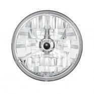 Faro delantero cromado 7 diamond cut black point