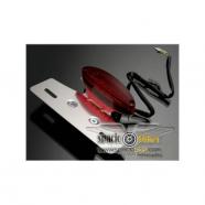 Piloto trasero mini cateye con portamatricula
