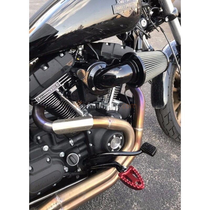 Estriberas meat hooks brass balls roja harley davidson