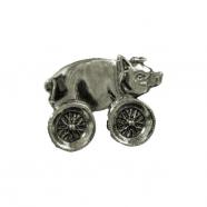 Pin hog on wheels biker