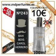 Perfume Hombre n243 bah bois carol herrero  100ml 10€