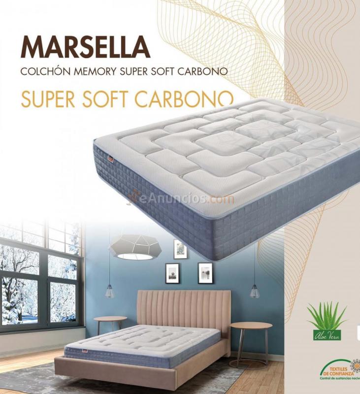 Colchón MARSELLA  135 x 190 cm. viscoelástica