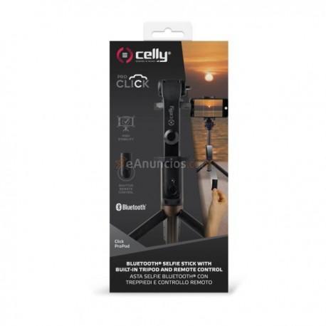 Celly - Click Propod palo para autofotos Smartphone Negro