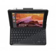 Logitech - Slim Folio teclado para móvil Negro QWERTY Italiano Bluetooth