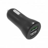 CoolBox - COO-CU2QC30-C cargador de dispositivo móvil Auto Negro