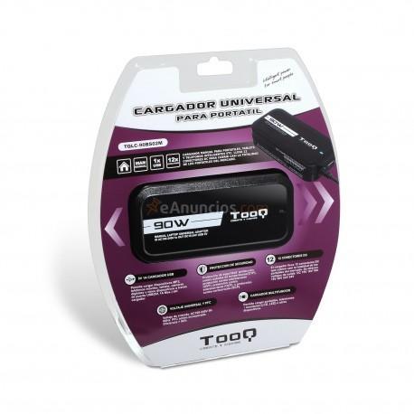 TooQ - TQLC-90BS02M cargador de dispositivo móvil Interior Negro