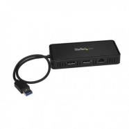 StarTech.com - Mini Dock USB a DisplayPort Doble con LAN GbE - 4K Doble de 60Hz