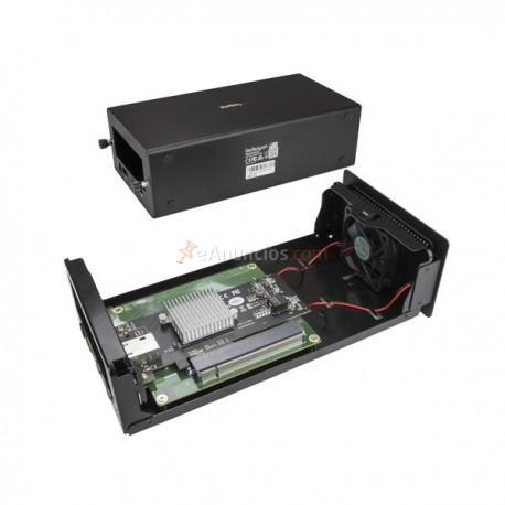 StarTech.com - Adaptador Conversor Thunderbolt 3 a Caja Externa con Tarjeta de Red de 10Gb y DisplayPort - Thunderb