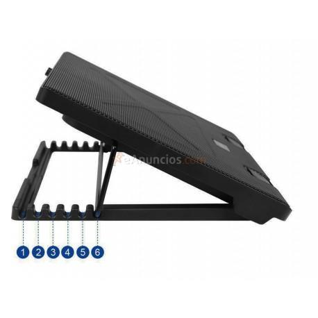 CoolBox - COO-NCP17-5BL 17 2000RPM Negro almohadilla fría