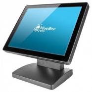 BlueBee - BBPOSBB02-2-1YW sistema POS 38,1 cm (15) 1024 x 768 Pixeles Pantalla táctil 2 GHz J1900 Todo-en-Uno Gris