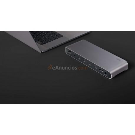 Elgato - 10DAC8501 hub de interfaz Thunderbolt 3 40000 Mbits Negro, Gris