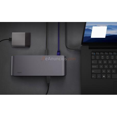 Elgato - 10DAC8501 hub de interfaz Thunderbolt 3 40000 Mbits Negro, Gris