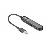 Trust - Aiva USB 3.0 (3.1 Gen 1) Type-A 5000Mbits Negro nodo concentrador