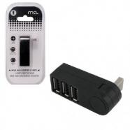MCL - USB2-M103 hub de interfaz USB 2.0 Negro