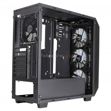 Aerocool - P7-C0 Pro carcasa de ordenador Midi-Tower Negro, Translúcido