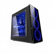 Ze - caja torre gaming 906 con led azul -906bl
