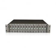 TP-LINK - 14-Slot Rackmount Media Converter Chassis chasis de red 2U