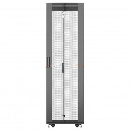 Vertiv - VR Rack VR3100 estante 1361 kg Rack o bastidor independiente 42U Negro, Transparente