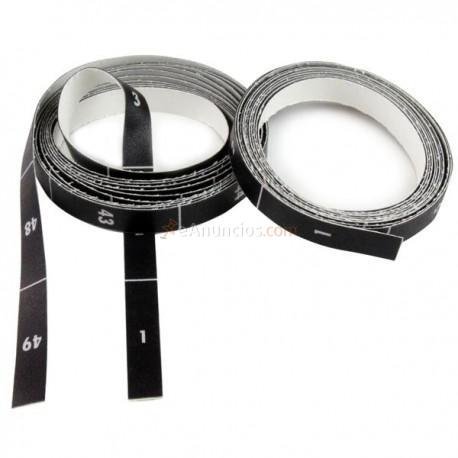 StarTech.com - Etiquetas para Unidades de Rack - Hasta 49U - Paquete de 2