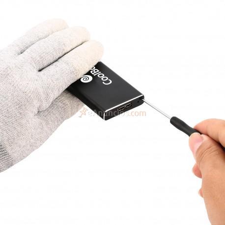 CoolBox - MiniChase M.2 Caja externa para unidad de estado sólido (SSD) Negro