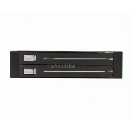 StarTech.com - Rack Móvil Backplane de 2 Discos Duros HDD SATA 2,5 Pulgadas sin Bandeja Bahía 3,5