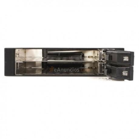StarTech.com - Rack Móvil Backplane de 2 Discos Duros HDD SATA 2,5 Pulgadas sin Bandeja Bahía 3,5