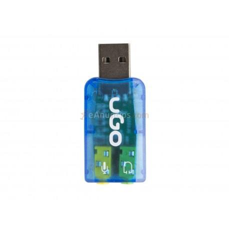 uGo - UKD-1085 tarjeta de audio 5.1 canales USB