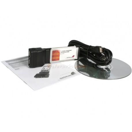 StarTech.com - Adaptador Tarjeta FireWire 400 de 2 Puertos 6 pines ExpressCard34 34mm 1394a