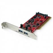 StarTech.com - Tarjeta Adaptador PCI USB 3.0 SuperSpeed de 2 puertos - Hub Concentrador Interno