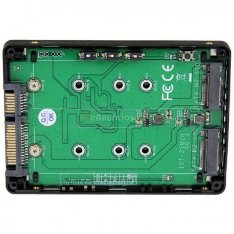 StarTech.com - Adaptador Doble M.2 NGFF a SATA con RAID
