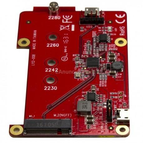 StarTech.com - Conversor Adaptador USB a M.2 NGFF SATA SSD para Placas de Desarrollo y Raspberry Pi - con Accesorio