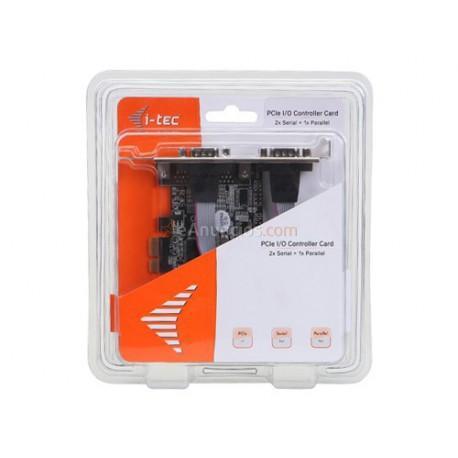 i-tec - PCI-Express Card 2x Serial RS232 + 1x Parallel DB25