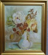 vendo cuadro al oleo pintado a mano