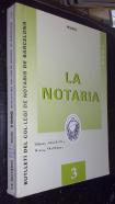 La Notaría. Bulletí del Col-legi de Notaris de Barcelona. N 3. Mar 1996