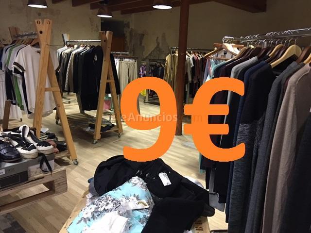Mercancía, ropa para tiendas OUTLET.