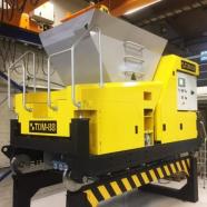 Machine for the production of hollow core slabs by extr