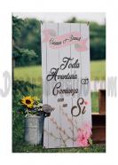 Cartel Desmontable para Boda X-Banner