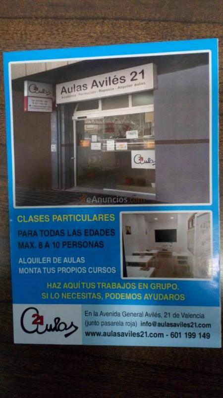 alquiler de aulas por horas