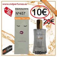 Perfume mujer  Equivalente alta gama N457 Agüita The L