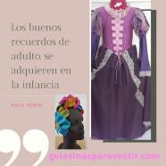 Rapunzel traje de fantasía