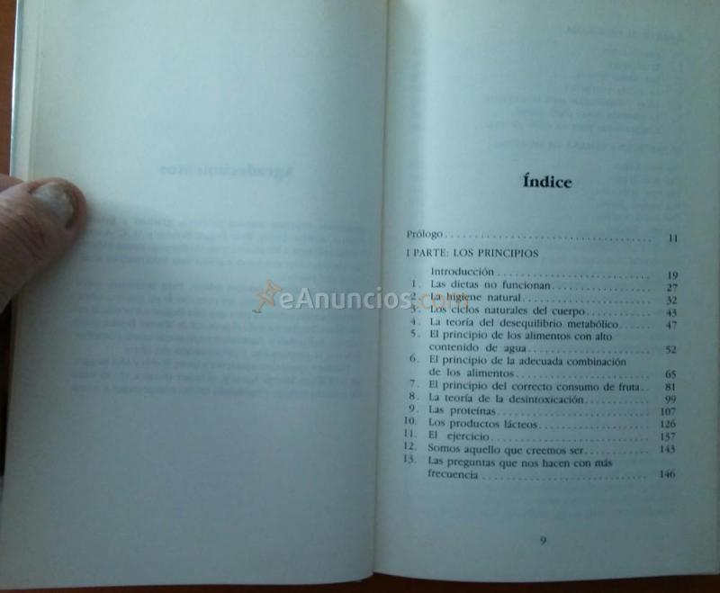 LA ANTIDIETA. Redactada por  Harvey y Marilyn Diamond