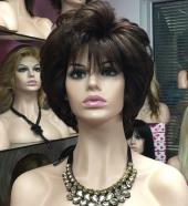 Peluca corta de pelo natural modelo Amanda