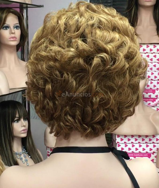 Peluca de señora natural para oncologia