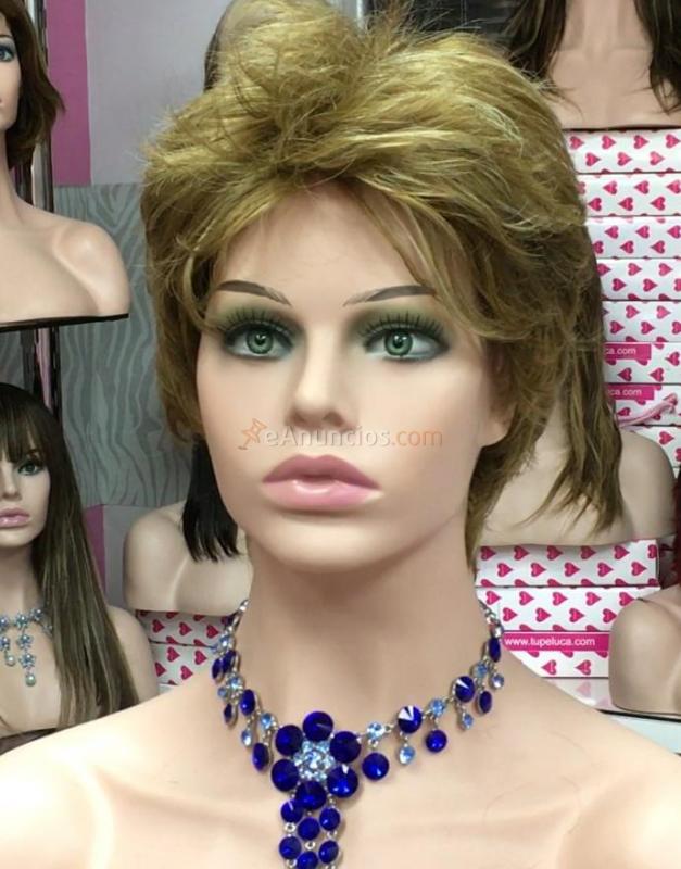 Peluca corta juvenil mod. Flores