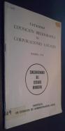 Catálogo. Exposición bibliográfica de Corporaciones Locales organizada por el Instituto de Estudios de Administración Local y el Colegio Nacional de Secretarios, Interventores y Depositarios de Administración Local con la colaboración del Ayuntamiento de 