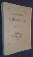 Real Academia Española. Año de 1923