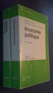 Économie politique. 2 tomes
