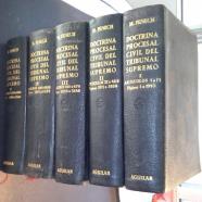 Doctrina procesal civil del Tribunal Supremo. Tomo I: Artículos 1 a 71. Tomo II: Artículos 72 a 459. Tomo III: Artículos 460 a 679. Tomo IV: Artículos 680 a 1608. Tomo V: Artículos 1609 a 1810. 1 Abril 1881 a 31 Diciembre 1953. 5 tomos
